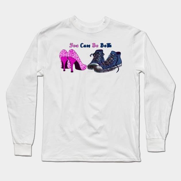 you can be both Long Sleeve T-Shirt by theerraticmind